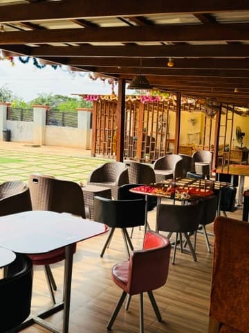 Modern restaurant seating